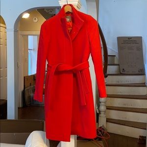 J Crew Double Cloth Wool Coat